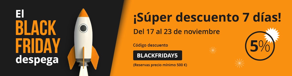 ¡5 % Black Friday!
