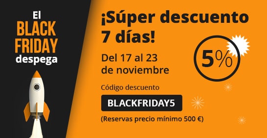 ¡5 % Black Friday!
